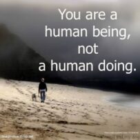 Human Being vs Human Doing