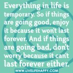 Things always get different